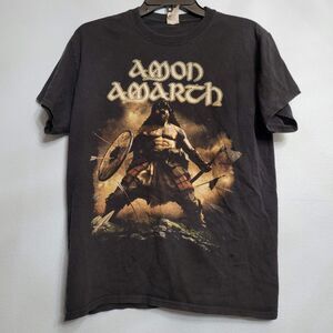 Amon Amarth Berserker North American Tour 2019 Black Band T-Shirt Metal Med